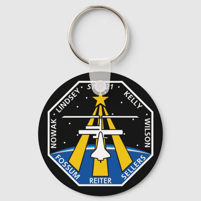 Porte-clés Logo YOUR_NAME_HERE STS-121 (Recto)