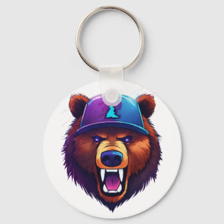 Porte-clés Logo YouTube Zabooba Gaming – Ours en colère propu