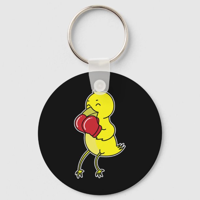Porte-clés L'oiseau fait de la boxe  (Recto)