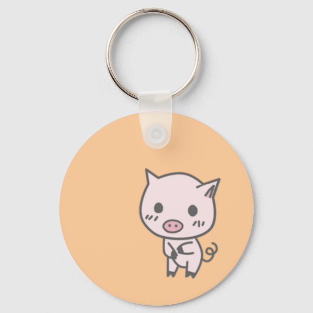 Porte-clés Lola le Porte - clé de porc (Recto)