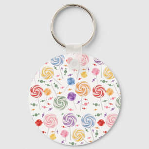 Porte-clés Lollipop Motif coloré