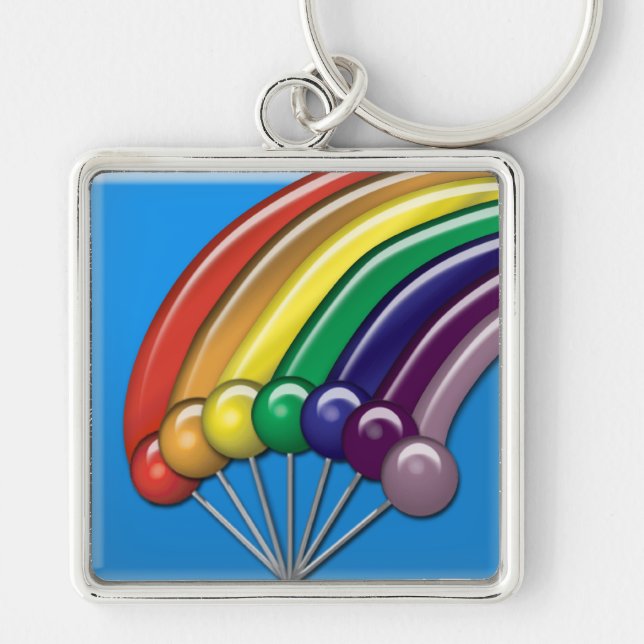 Porte-clés Lollipops et Arc-en-ciel (Devant)