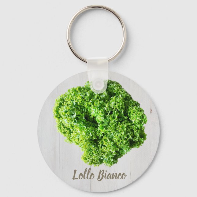 Porte-clés Lollo Bianco Salade feuilles de laitue pour Vegas (Recto)