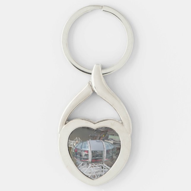Porte-clés London Eye Cabine Heart Keychain (Devant)