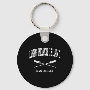 Porte-clés Long Beach Island New Jersey Vintage Nautical Cros