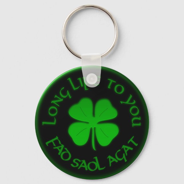 Porte-clés Long Life To You Irish Saying (Recto)