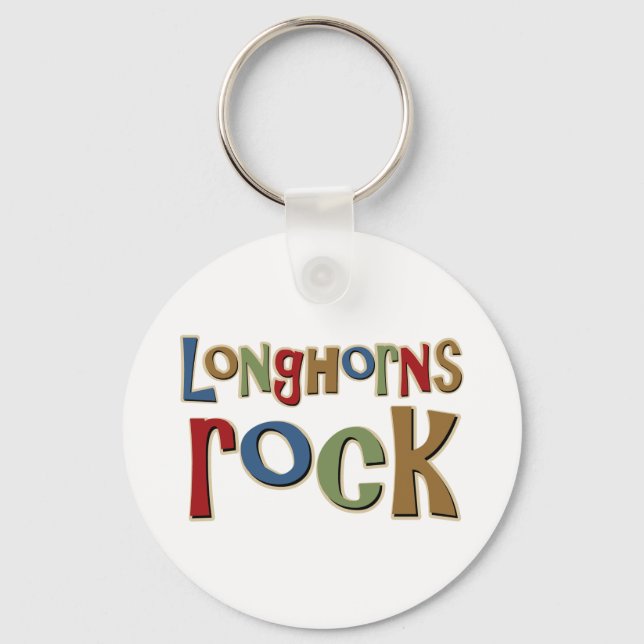 Porte-clés Longhorns Rock (Recto)