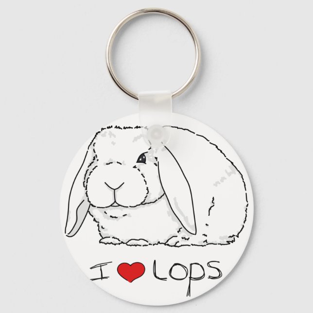 Porte-clés Lop Rabbit (Recto)
