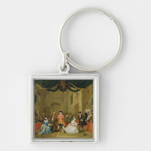 Porte-clés L'opéra du mendiant, scène III, Loi XI, 1729 (Devant)