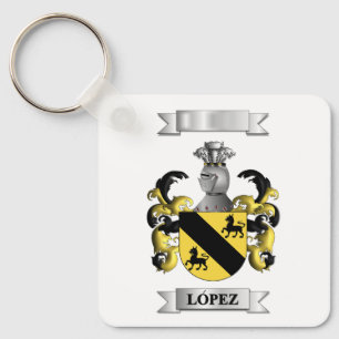 Porte-clés Lopez Nom et Blason