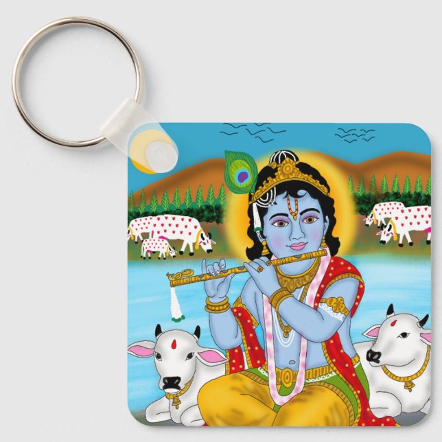 Porte-clés Lord Krishna (Recto)