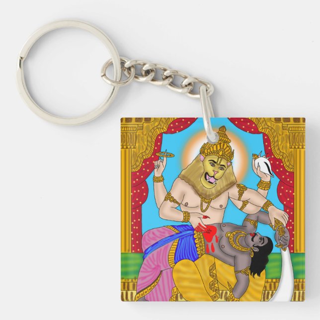 Porte-clés Lord Narasimha (Devant)