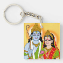 Porte-clés Lord Sitaram – Accessoire divin pour le