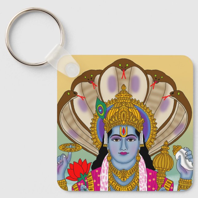 Porte-clés Lord Vishnu (Recto)