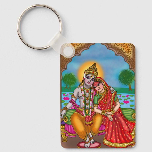 Porte-clés Lord Vitthal Rukmini | (Recto)