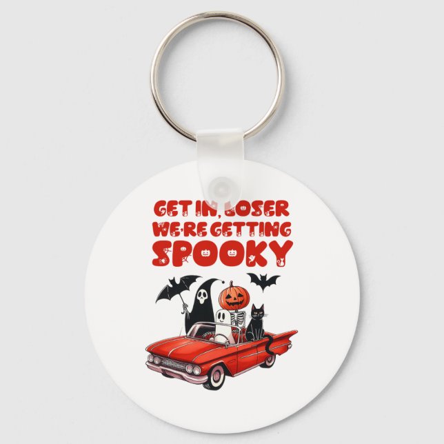 Porte-clés Loser on devient Éffrayant drôle Halloween (Recto)