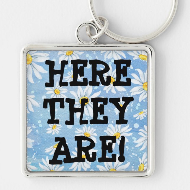 Porte-clés Lost Keys? Here They Are! Pretty Funny Keychain (Devant)