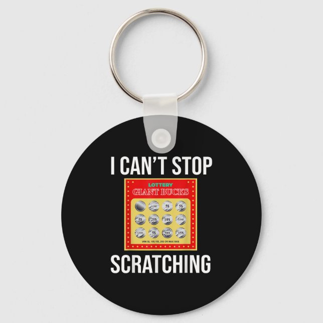 Porte-clés Lottery I Can't Stop Scratching - Scratch Ticket  (Recto)