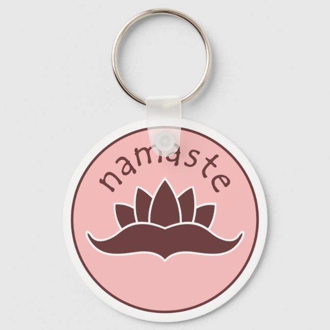 Porte-clés Lotus Namaste (Recto)