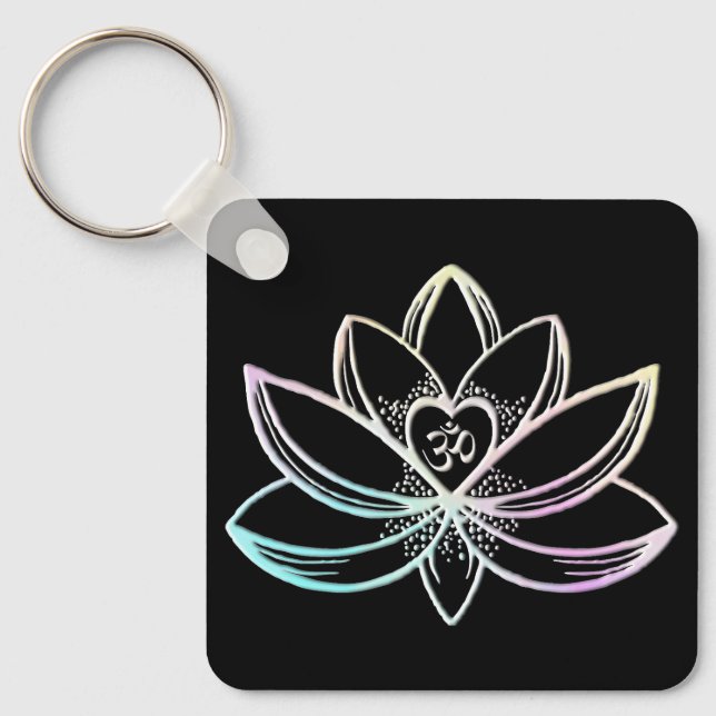 Porte-clés Lotus Pastel  (Recto)