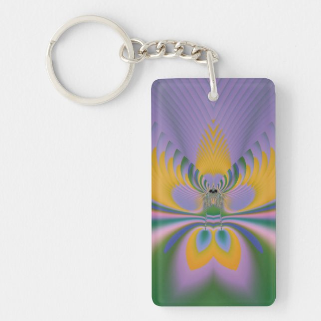 Porte-clés Lotus Pourpre (Devant)