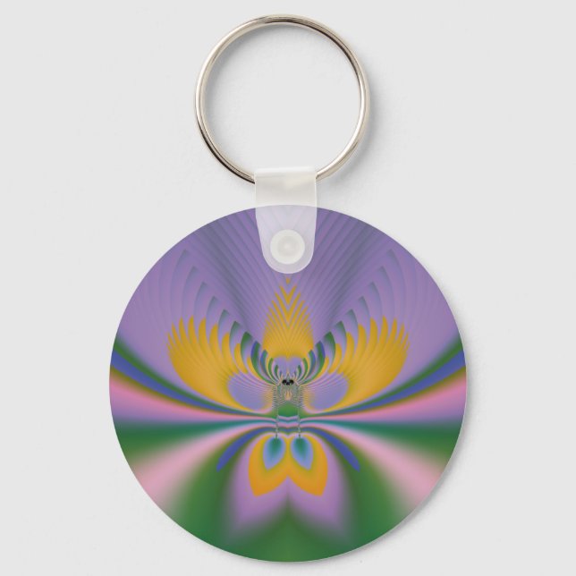 Porte-clés Lotus Pourpre (Recto)