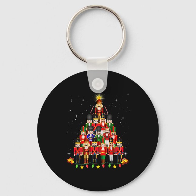 Porte-clés Loudest Nutcracker Group Matching Family Holiday F (Recto)