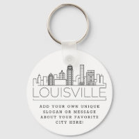 Louisville, KY Styliszed Skyline | Slogan personna