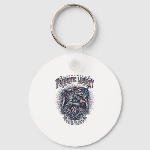 Porte-clés Loup-garou patriotique Patriote Horreur Monstre Pa