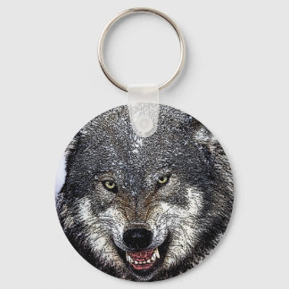 Porte-clés Loup sauvage
