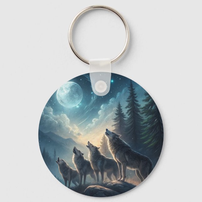 Porte-clés Loups (Recto)