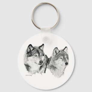 Porte-clés Loups