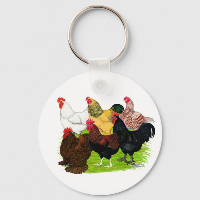 Porte-clés Lourd ajout de coq (Recto)