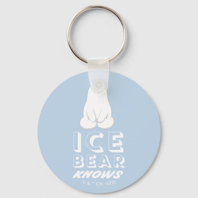 Porte-clés L'Ours De Glace Connaît (Recto)