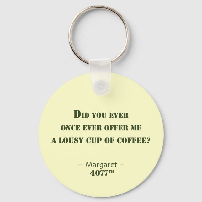 Porte-clés Lousy Cup of Coffee (Recto)