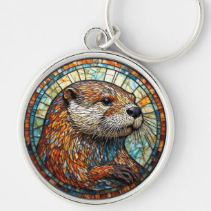 Porte-clés Loutre aux détails complexes
