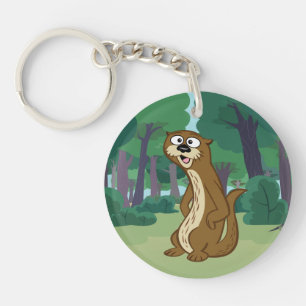 Porte-clés Loutre de Rick   Reggie de garde forestière