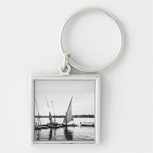 Porte-clés Louxor Égypte, Feluccas sur le Nil 2 (Devant)