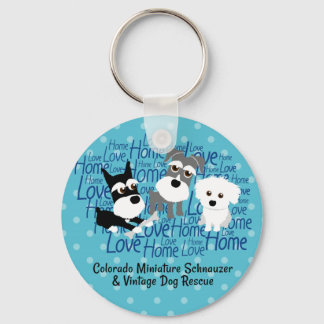 Porte-clés Love, Accueil - Schnauzer Polkadot Porte - clé