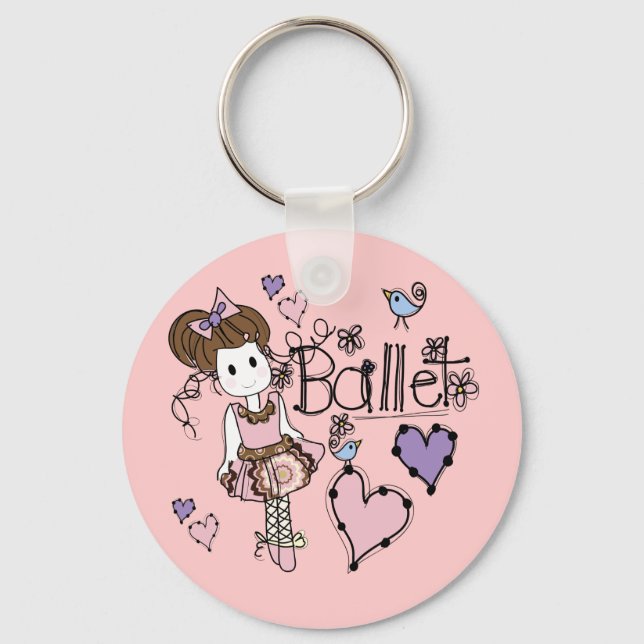 Porte-clés Love Ballet (Recto)