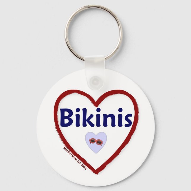 Porte-clés Love Bikinis (Recto)