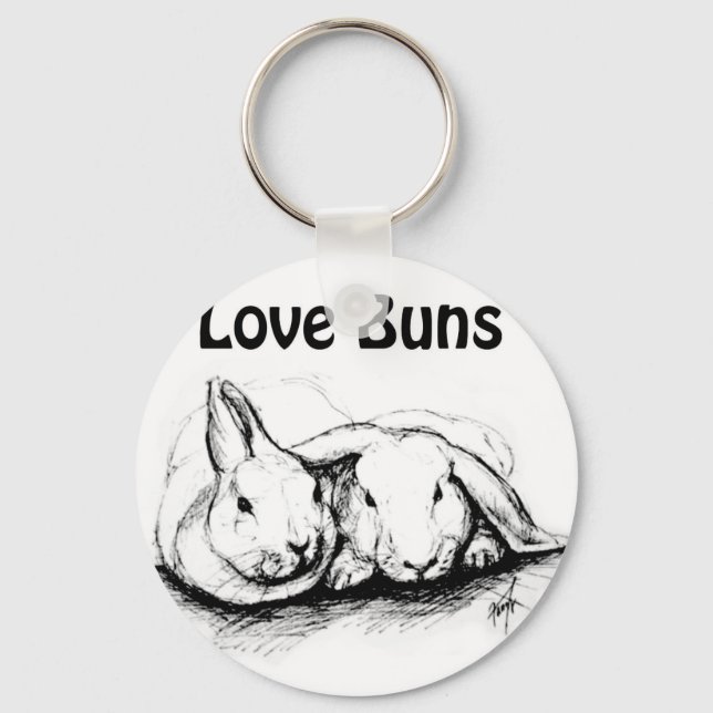 Porte-clés Love Buns Keychain (Recto)