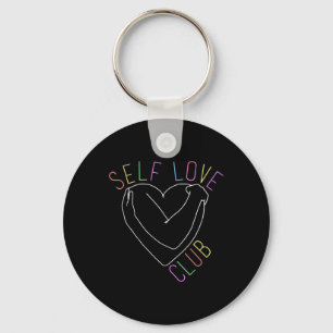 Porte-clés Love Club Mental Health Awareness Line Art For Sup
