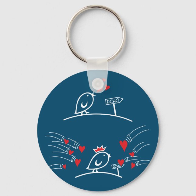 Porte-clés LOVE ECHO - Comic Birds Tweetlercools 2 (Recto)