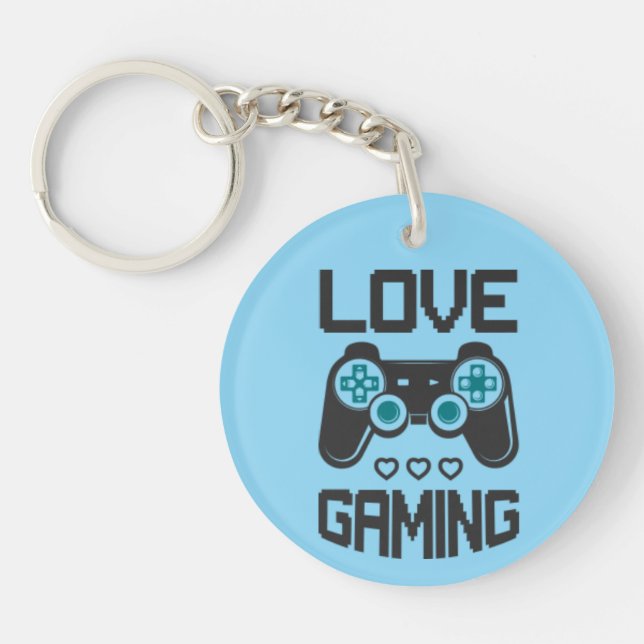 Porte-clés Love Gaming (Devant)