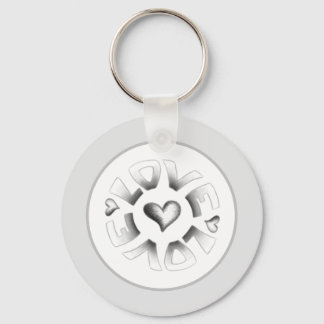 Porte-clés Love Grey