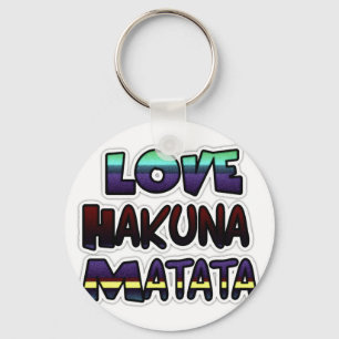 Porte-clés Love Hakuna Matata Cadfts