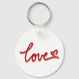 Porte-clés Love Heart Saint-Valentin