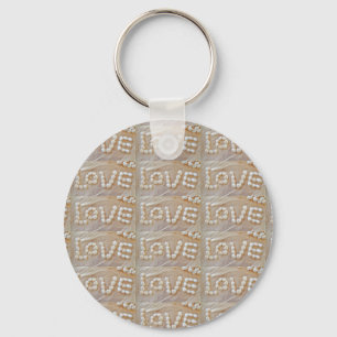 Porte-clés Love Heart Sea Shell Beach Hearts Seashells été
