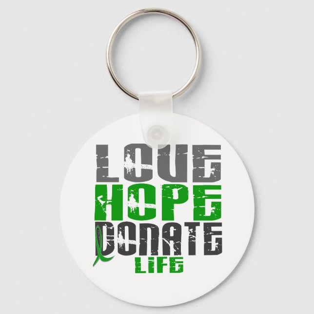 Porte-clés LOVE HOPE DONNEZ VIE T-shirts, cadeaux, et vêtemen (Recto)